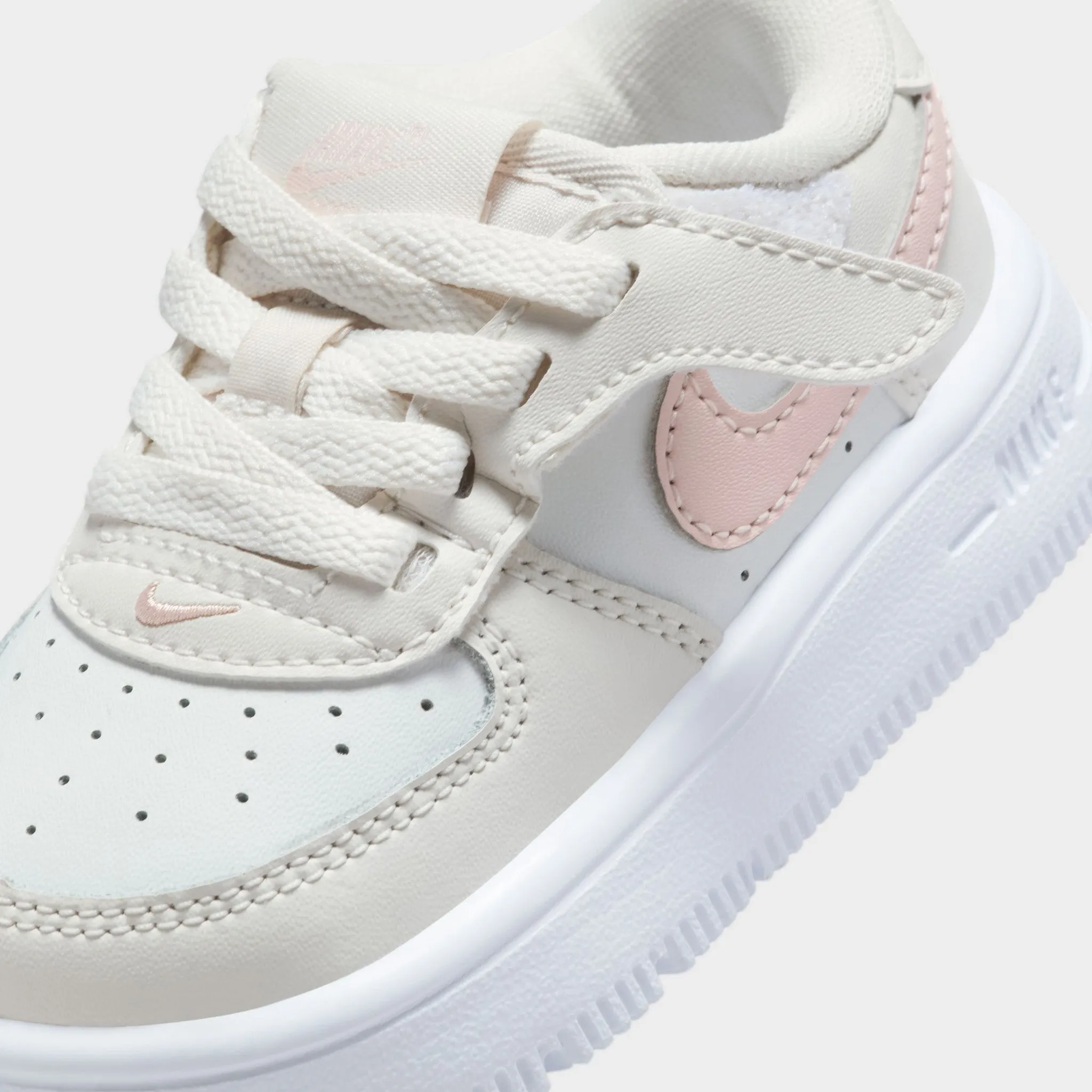 Nike Air Force 1 Low EasyOn TD Phantom / Echo Pink - Summit White Slip   On Shoe Game