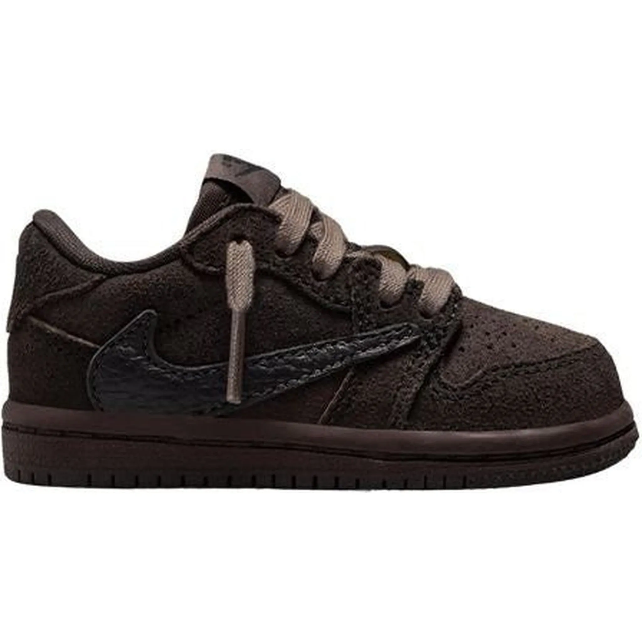 Breathable   fabric Jordan 1 Retro Low OG SP Travis Scott Velvet Brown (TD)
