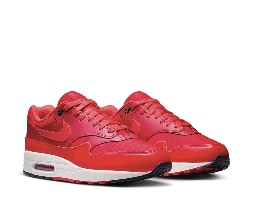 Wedge Sole Soft Cushioned Upper Nike Air Max 1 "Gym Red"
