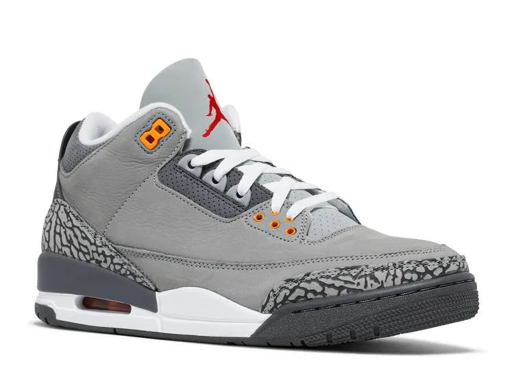 Air Jordan 3 Retro Cool Grey City Travel Mesh Lining