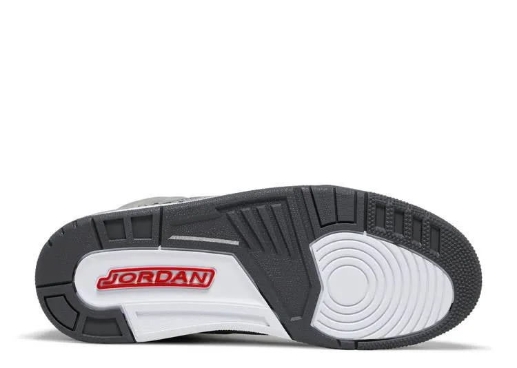 Soft Cushioning Bush Path Air Jordan 3 Retro Cool Grey