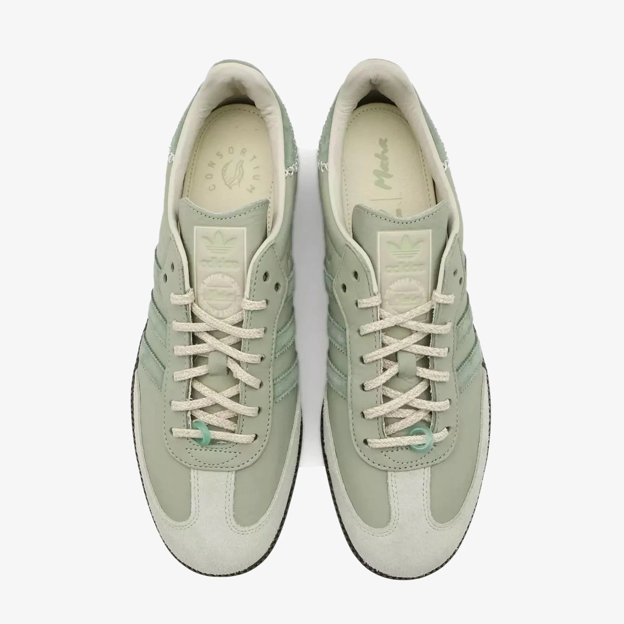 ADIDAS ORIGINALS | SAMBA x MAHA { HALF GREEN Anti Abrasion