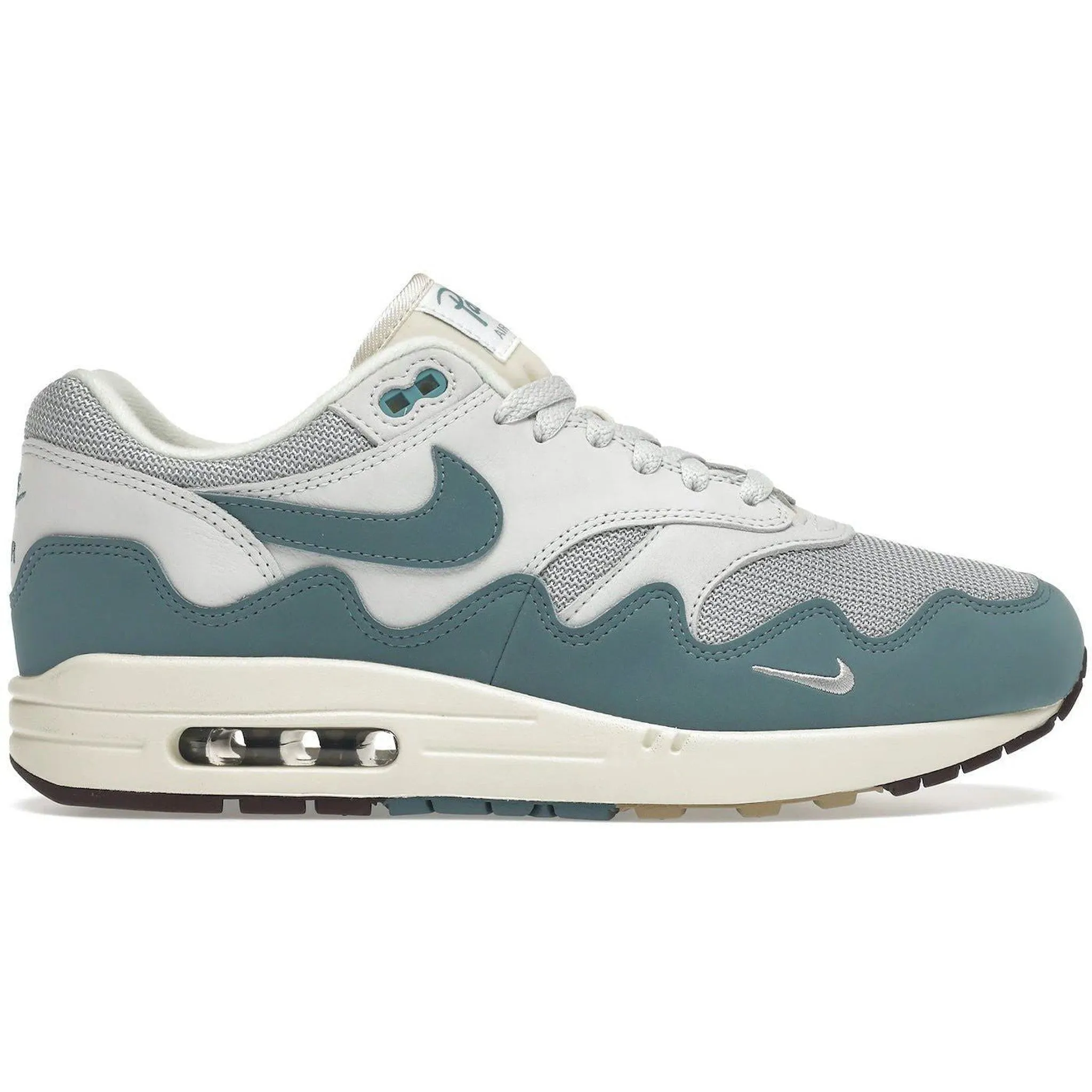 Chic Everyday Trendy Design Nike Air Max 1 Patta Waves Noise Aqua (with Bracelet)