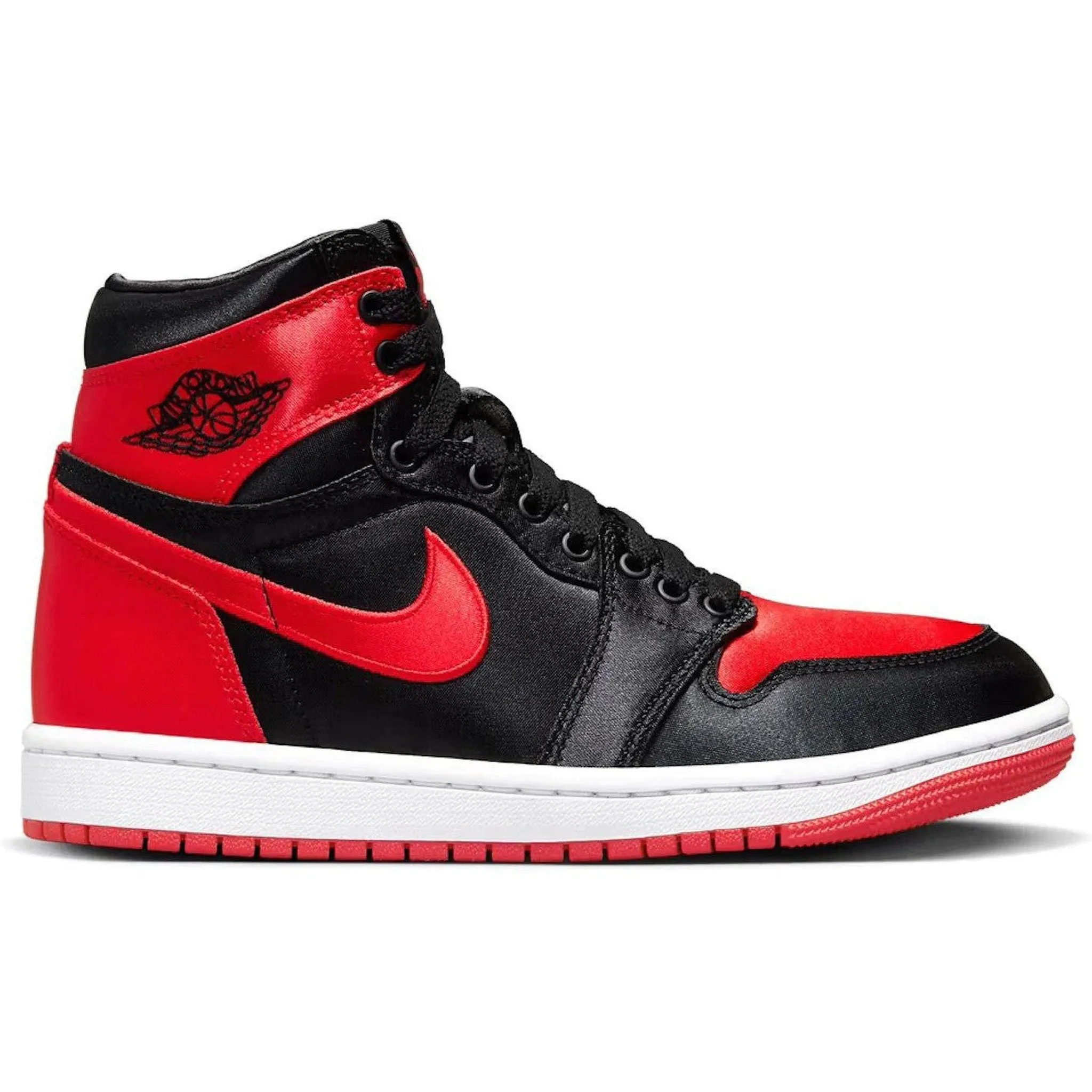 Jordan 1 Retro High OG Satin Bred (Women's) Walkable Fit AnkleSupport