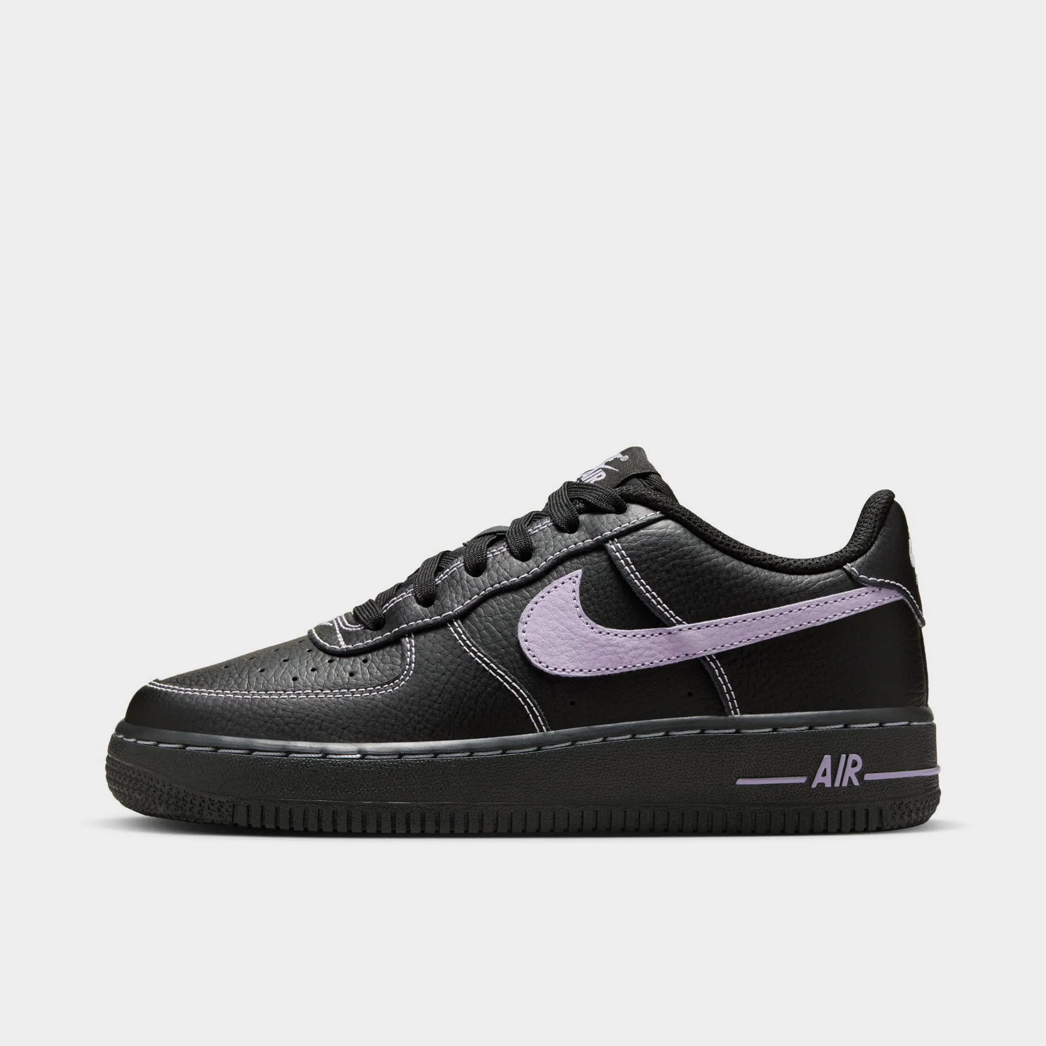 Nike Air Force 1 LV8 GS Black / Hydrangeas Youth Approved Leisure Day