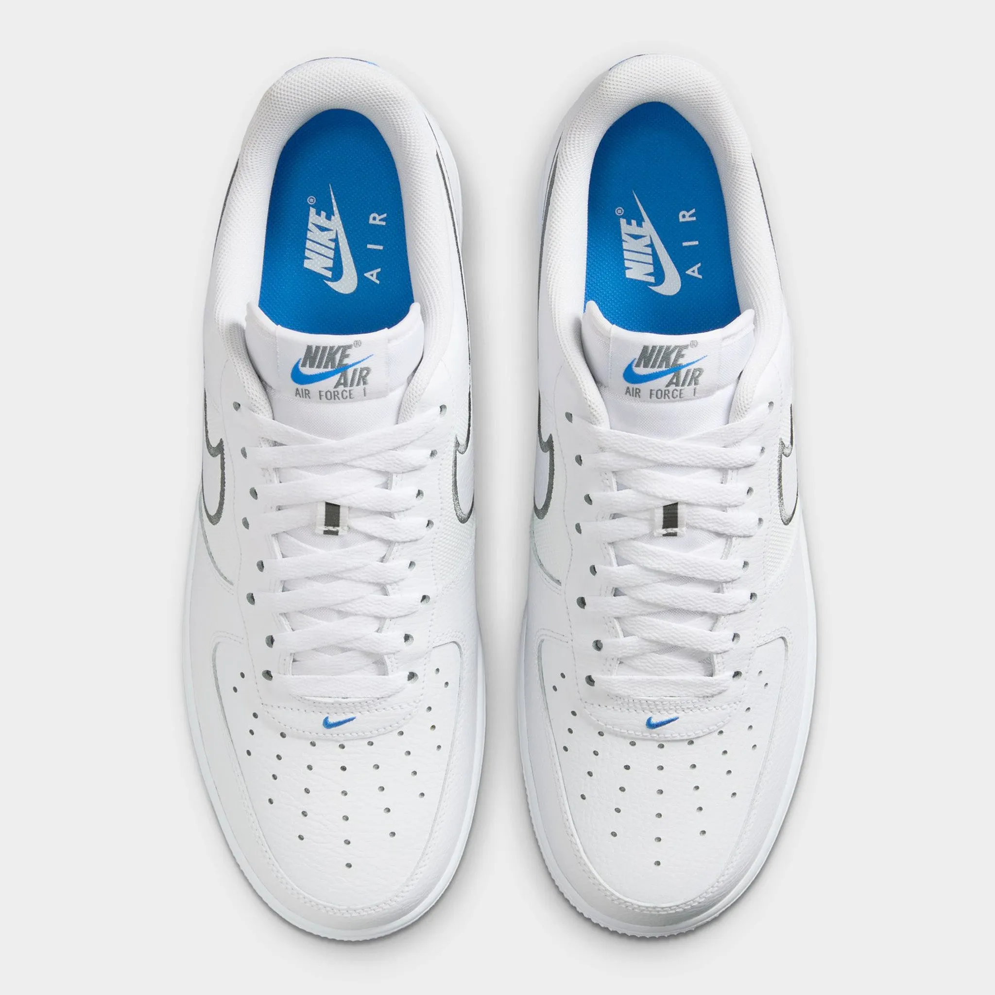 Nike Air Force 1 '07 White / Cool Grey - Photo Blue Flex Technology Comfort Function