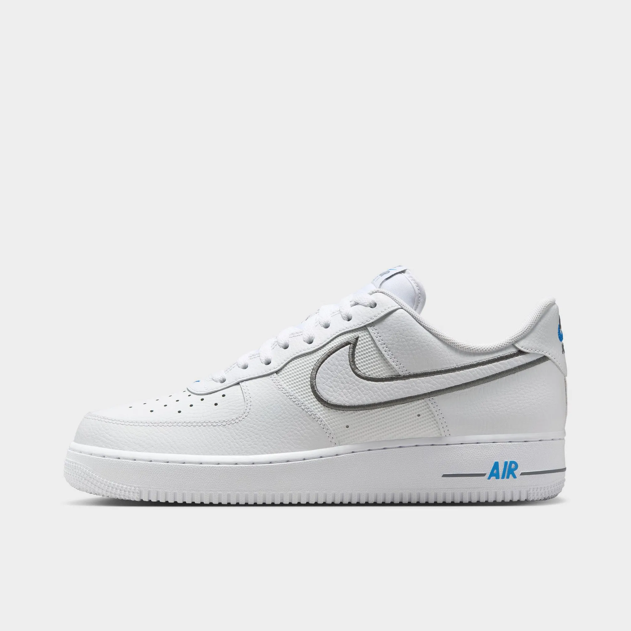 Nike Air Force 1 '07 White / Cool Grey - Photo Blue Workwear Friendly Soft Upper