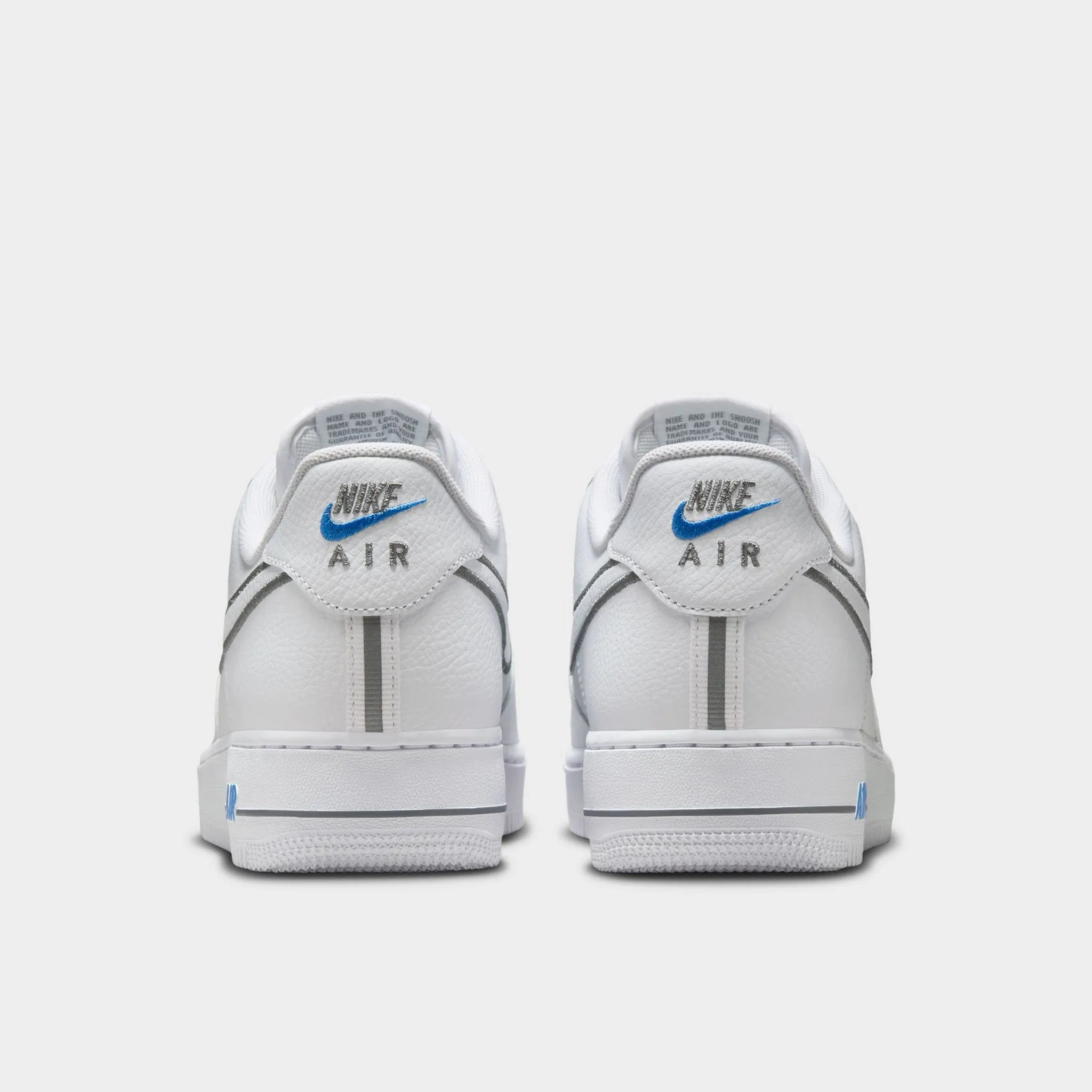 Ergonomic Shape Nike Air Force 1 '07 White / Cool Grey - Photo Blue