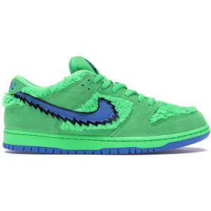 Nike SB Dunk Low Grateful Dead Bears Green Classic Lines Balanced Walk