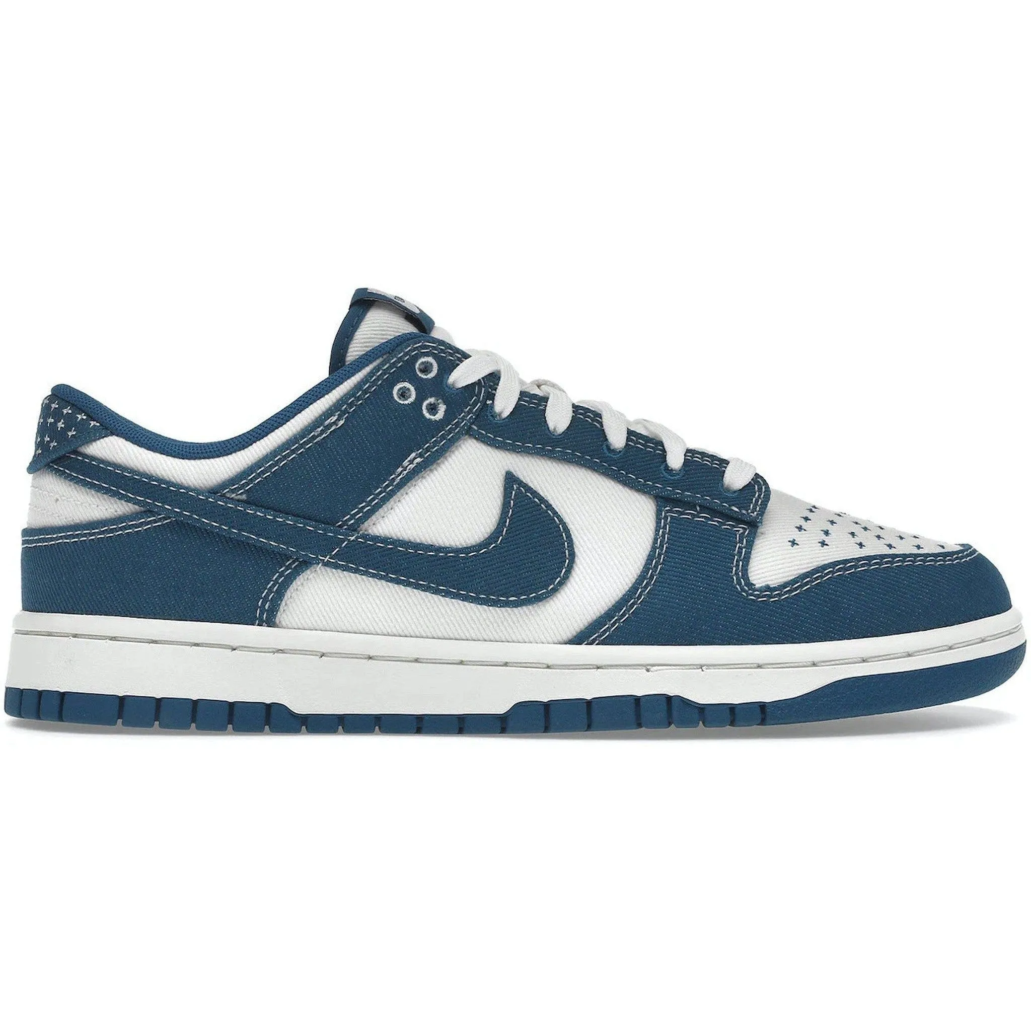 Nike Dunk Low Industrial Blue Sashiko Flat Grip Street Wear