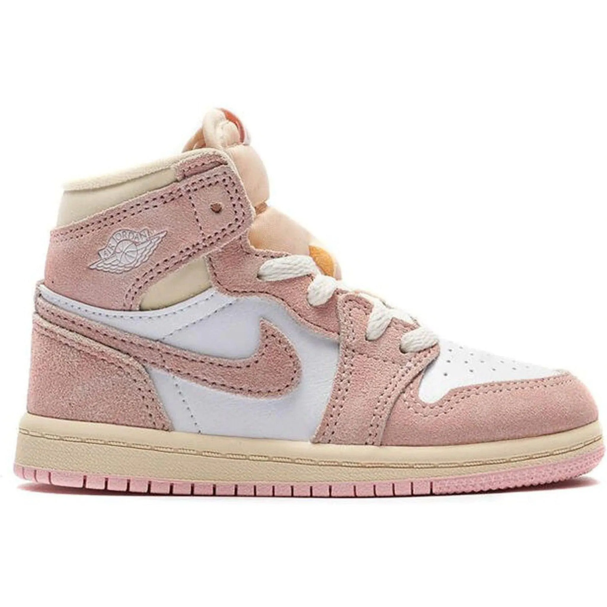 Jordan 1 Retro High OG Washed Pink (TD) Coast Step Ankle Strap