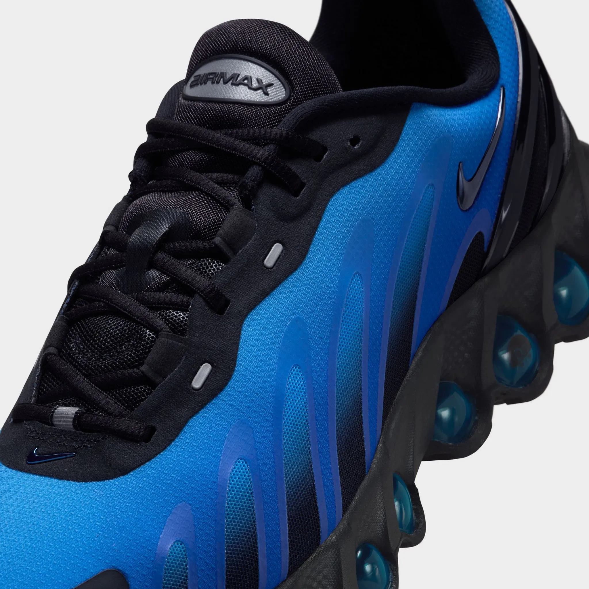 Nike Air Max DN8 Black / Hyper Royal Cushioned Midsole Edge Path