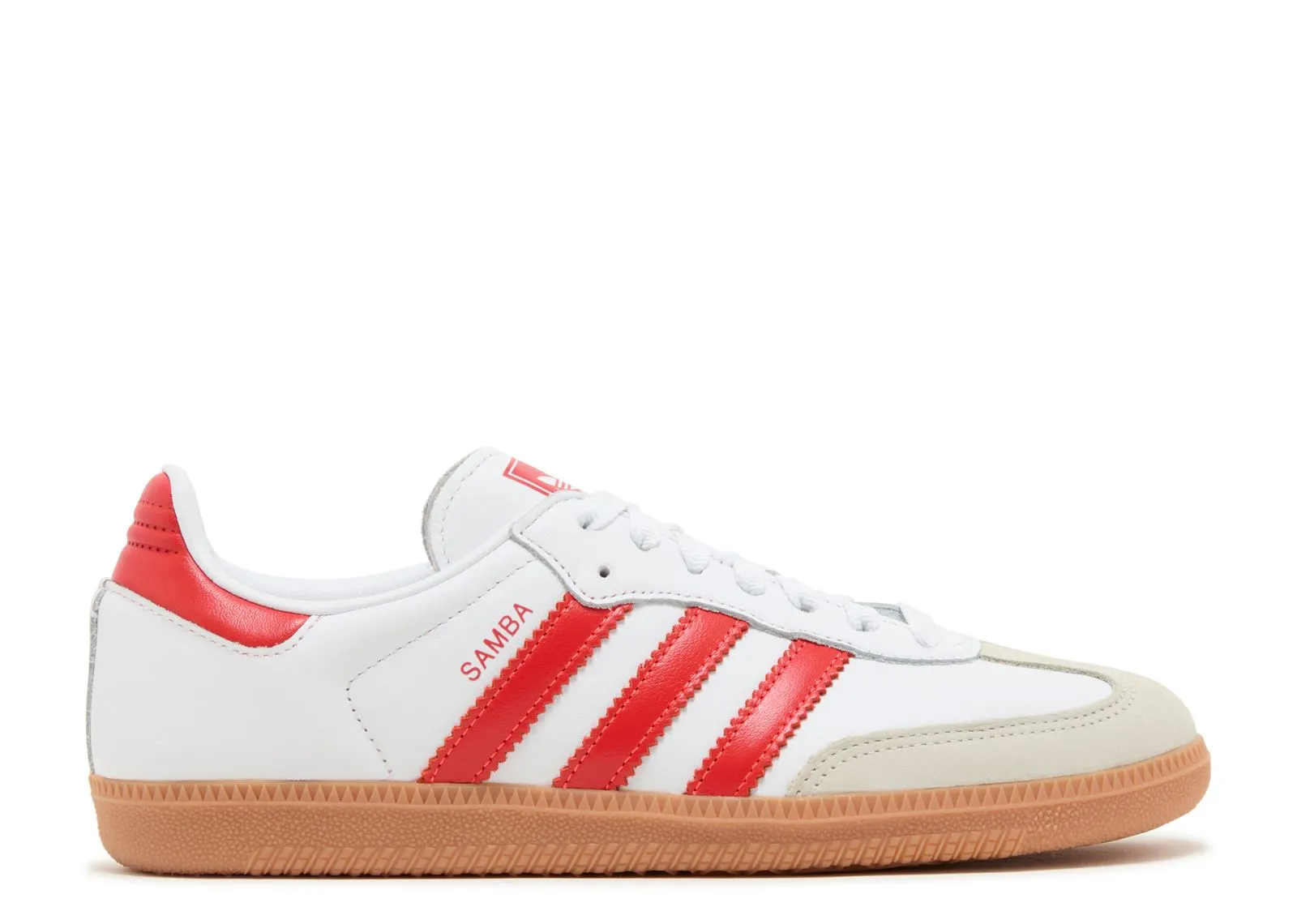 Adidas Samba OG White Solar Red Gum Shop Quick