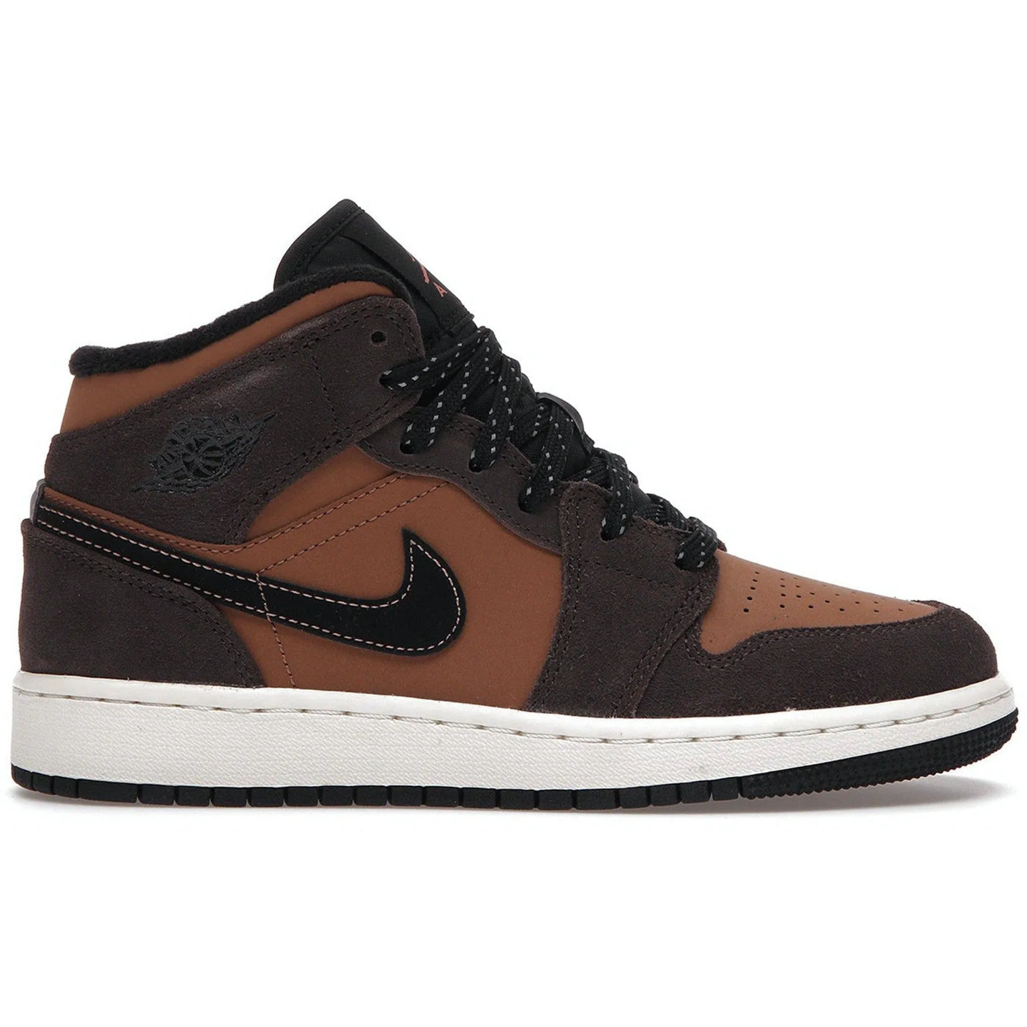 Jordan 1 Mid SE Dark Chocolate (GS) Campus Hike Youth Vibe