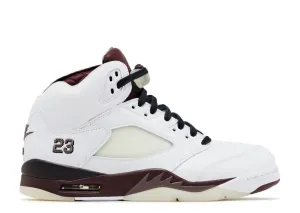 Air Jordan 5 Retro A Ma Manire Burgundy Crush Slim Build Step Out