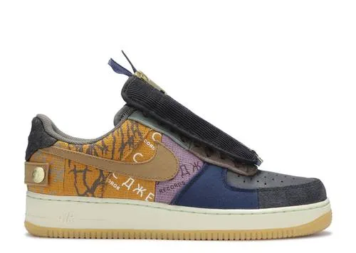 Nike Air Force 1 Low Travis Scott Fossil MeshMaterial