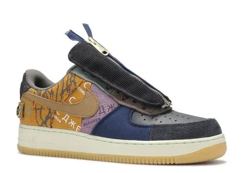 Nike Air Force 1 Low Travis Scott Fossil Comfortable Cushion Fashionable Design