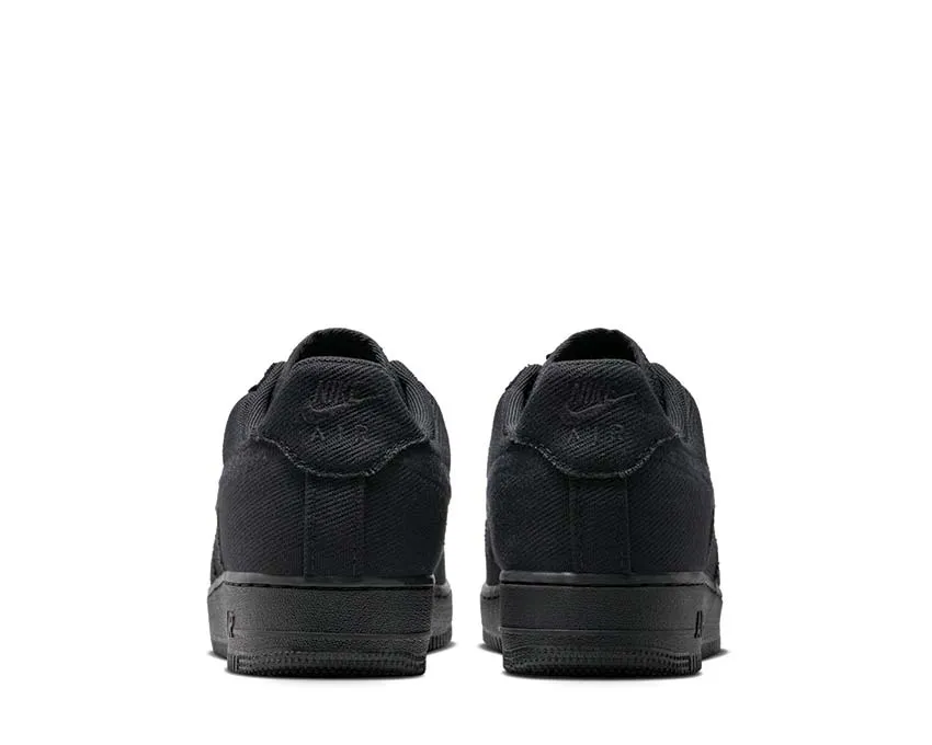 Loose Fit Night Jog Nike Air Force 1 Low Canvas "Black"