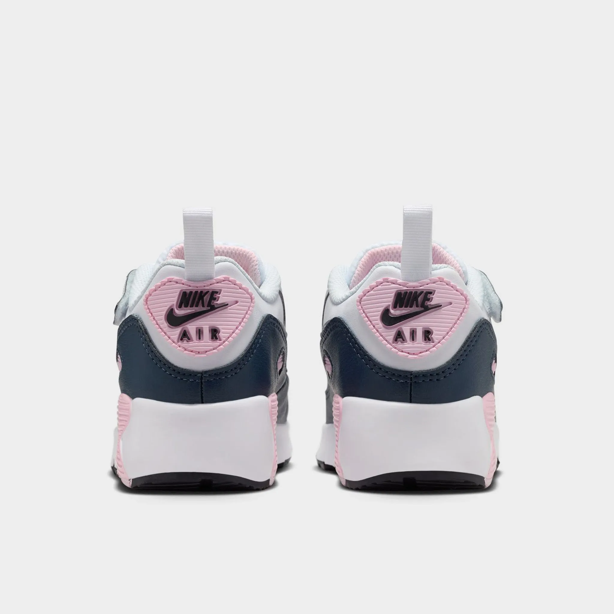 Nike Air Max 90 Easy On PS White / Wolf Grey - Pink Foam Wide fit Subtle Form