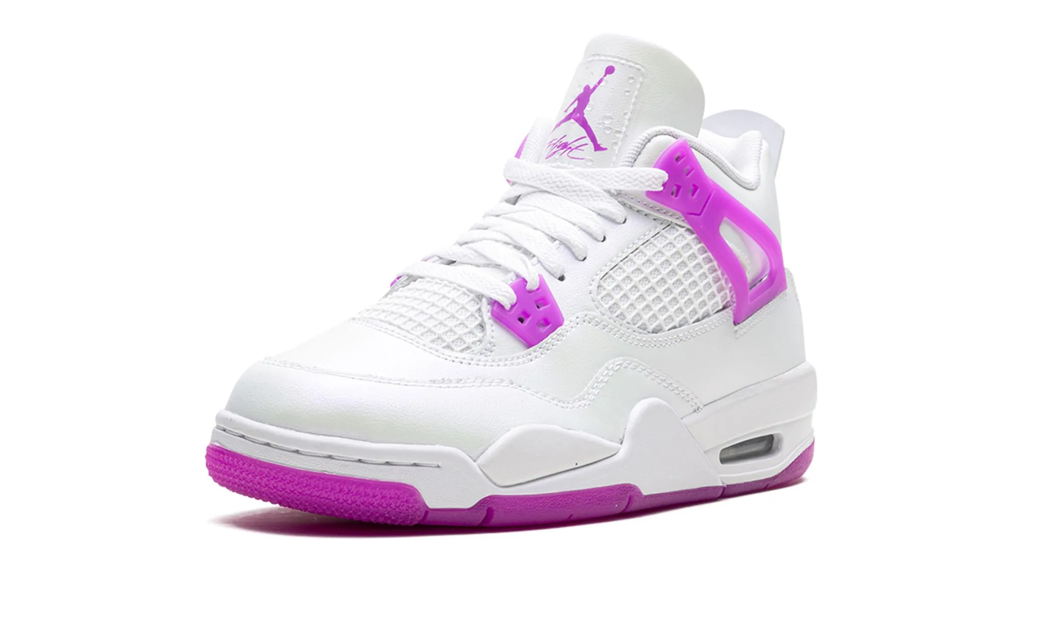 Slip In Air Jordan 4 Retro GS 'Hyper Violet'