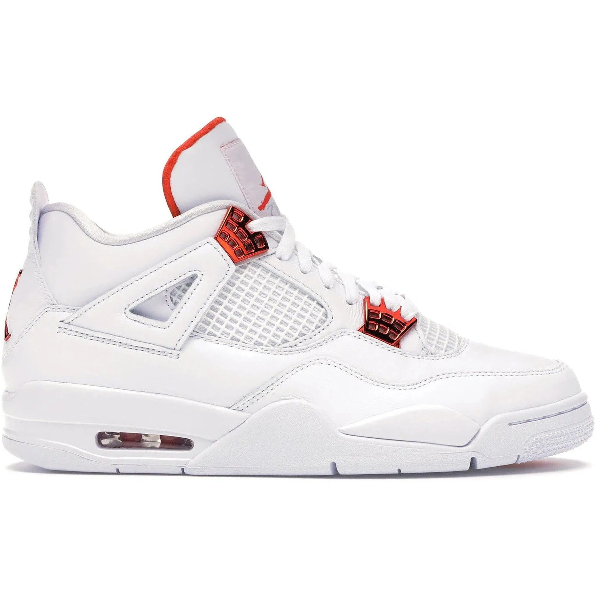 Comfortable Fashion Jordan 4 Retro Metallic Orange