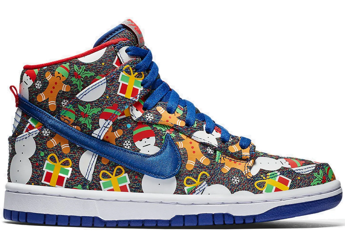 Enhanced grip All Purpose Nike SB Dunk High Concepts Ugly Christmas Sweater (2017) (GS)