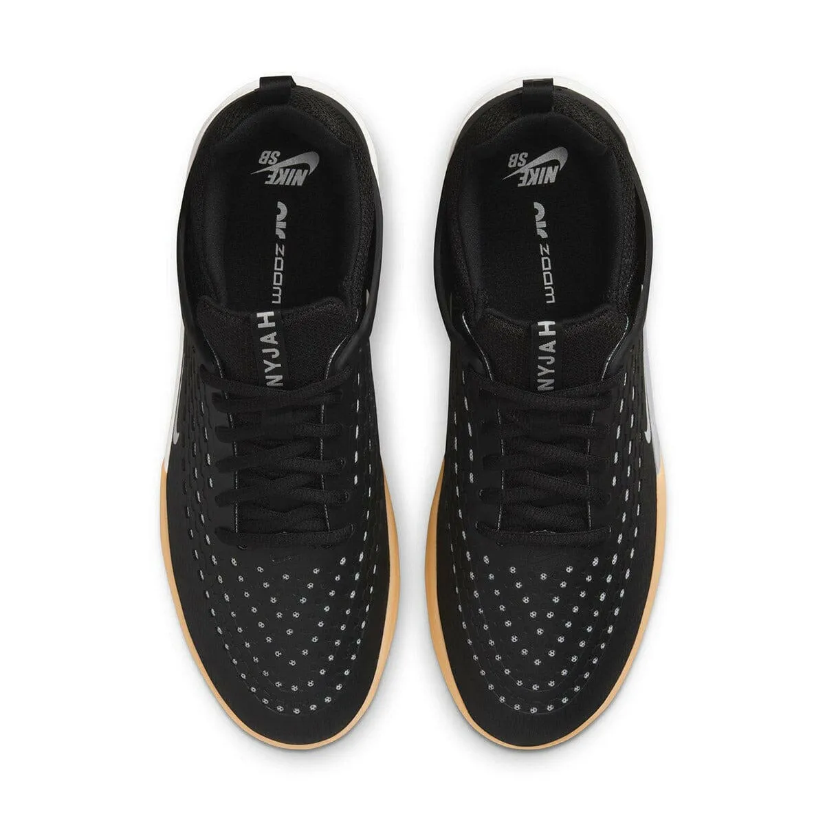 Harbor Run Commuter Friendly Nike SB - Nyjah Free 3 Shoes Black/White-Black-White