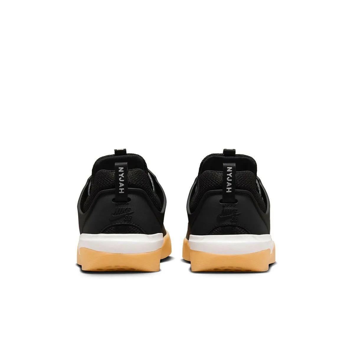 Nike SB - Nyjah Free 3 Shoes Black/White-Black-White Leisure Day Cushioned lining