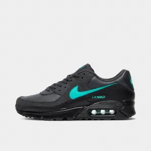 Nike Air Max 90 Dark Smoke Grey / Clear Jade - Black Lightweight Footwear Snow Jog