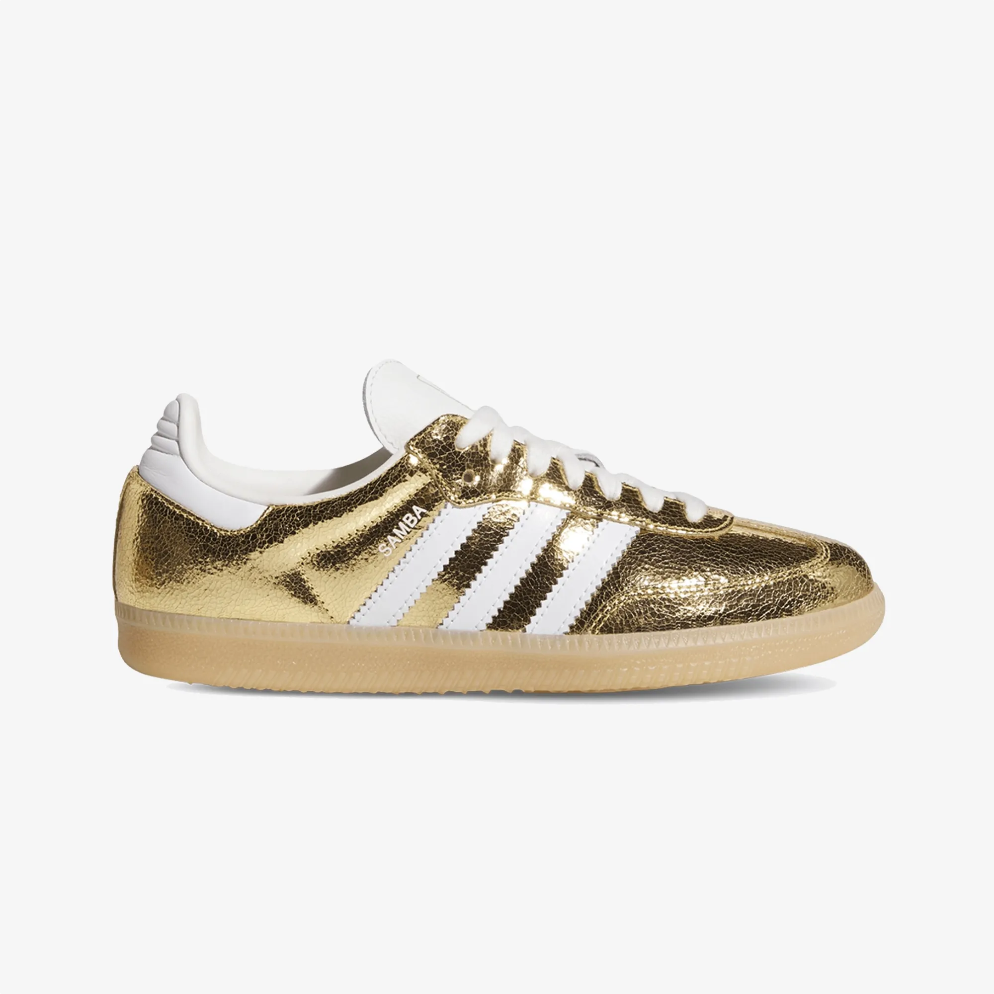 ADIDAS ORIGINALS | SAMBA OG { GOLD METALLIC/WHITE-CORE WHITE Wave Hike
