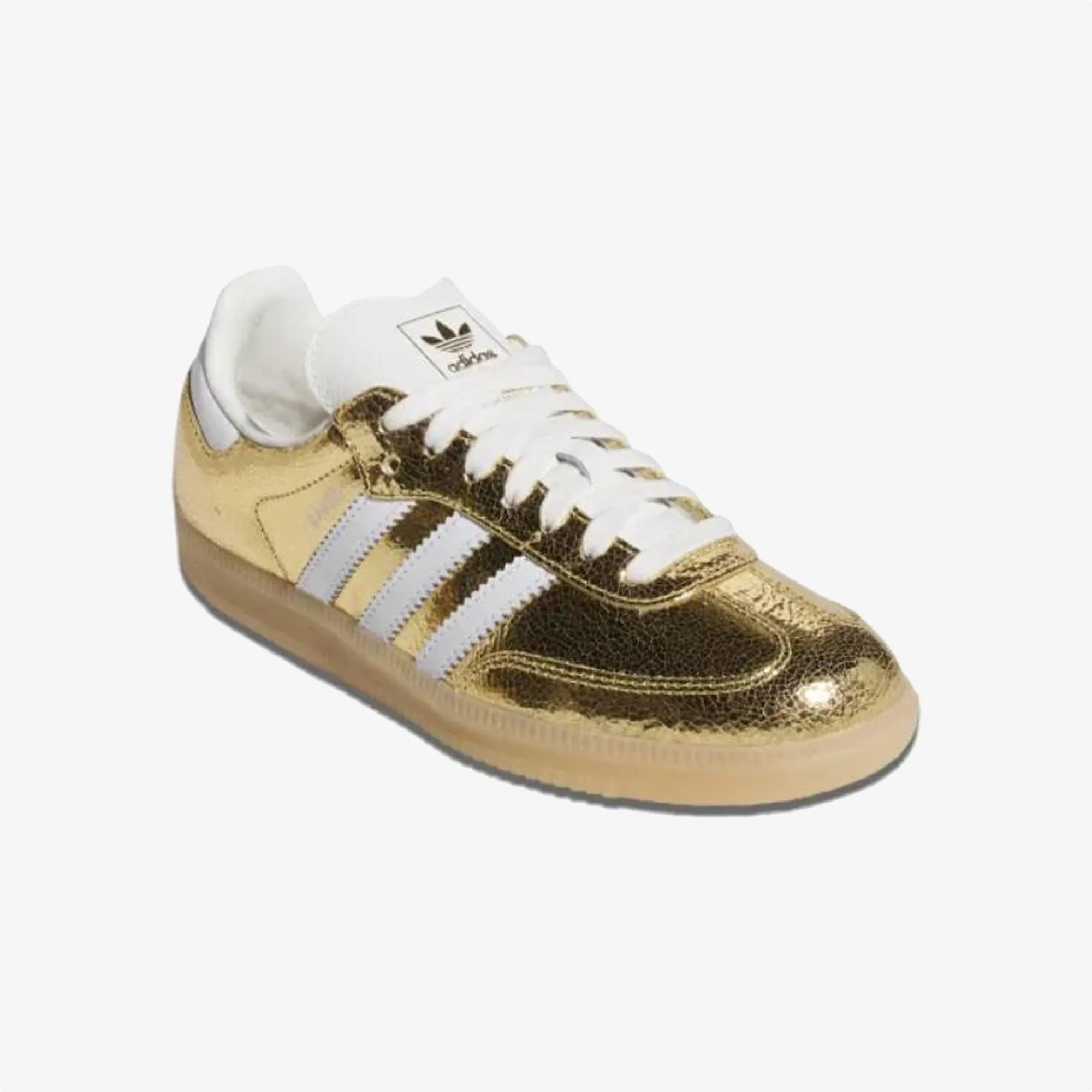 Comfortable Design Shoes Quiet Move ADIDAS ORIGINALS | SAMBA OG { GOLD METALLIC/WHITE-CORE WHITE