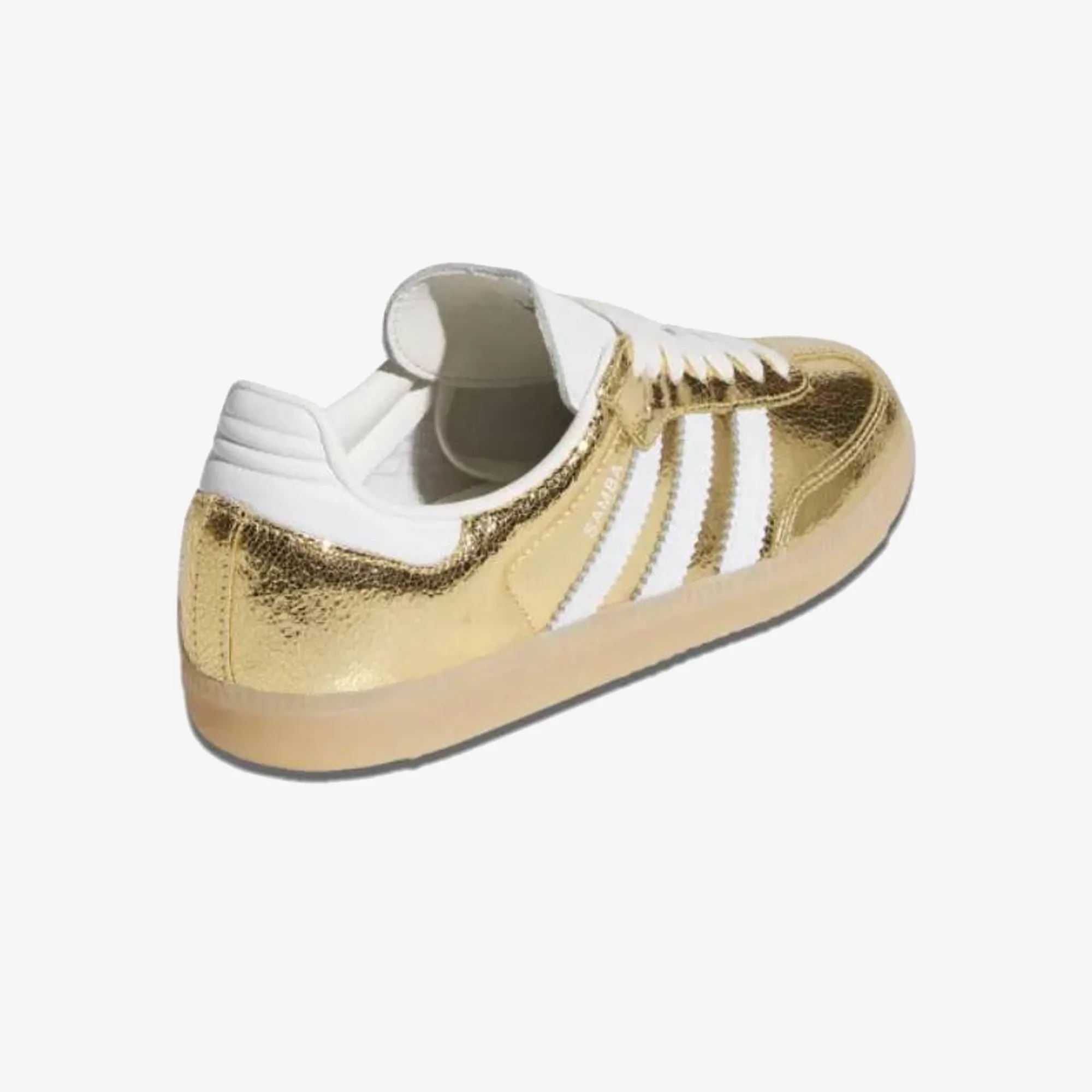 ADIDAS ORIGINALS | SAMBA OG { GOLD METALLIC/WHITE-CORE WHITE Air Soft Busy Day