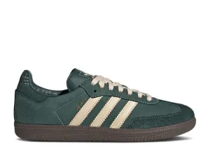 Pavement Ready Block Jog Adidas Samba OG Mineral Green Crystal Sand