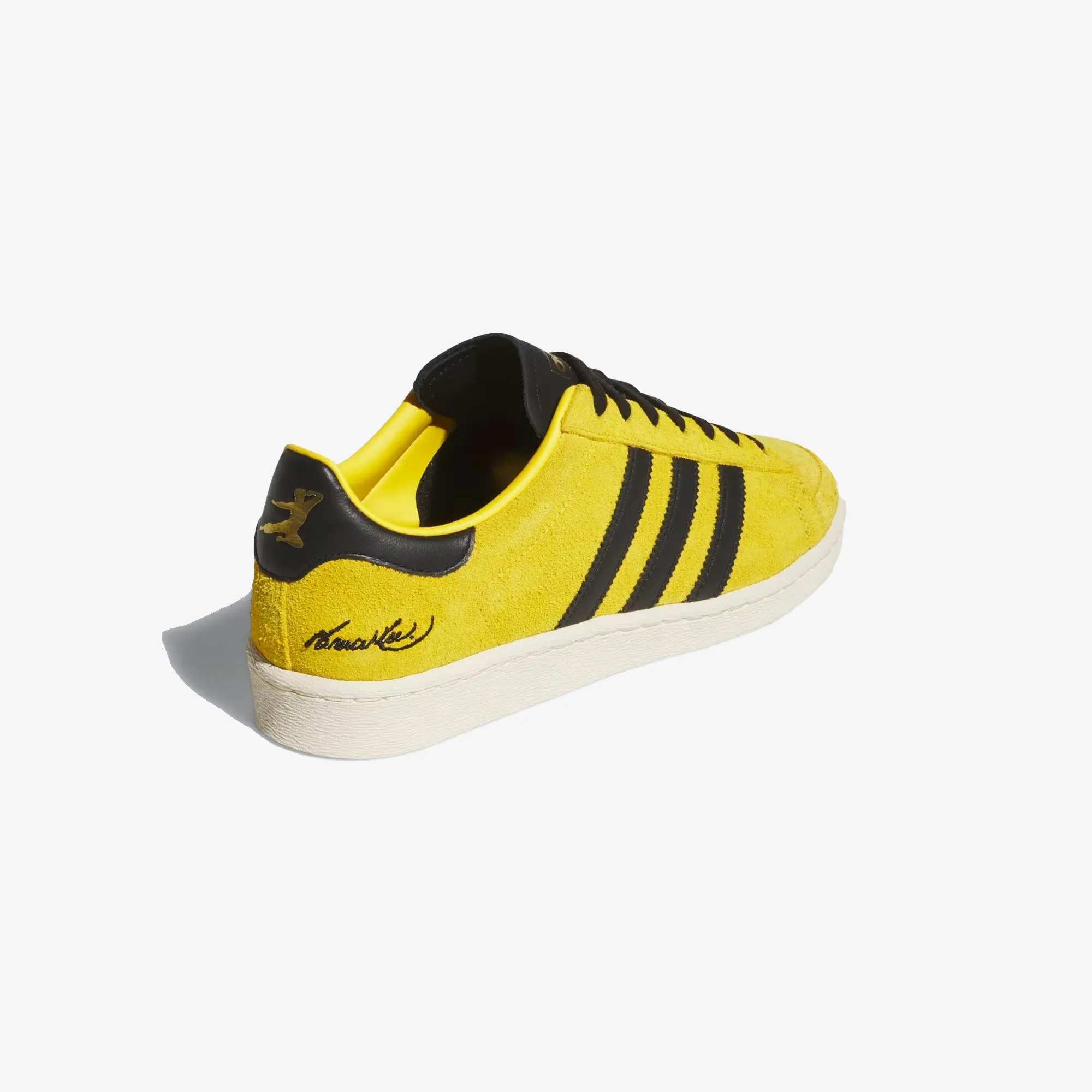 ADIDAS ORIGINALS | BRUCE LEE X ADIDAS JABBAR LO "GAME OF DEATH" { YELLOW/CORE BLACK/CREAM WHITE outfit pairing