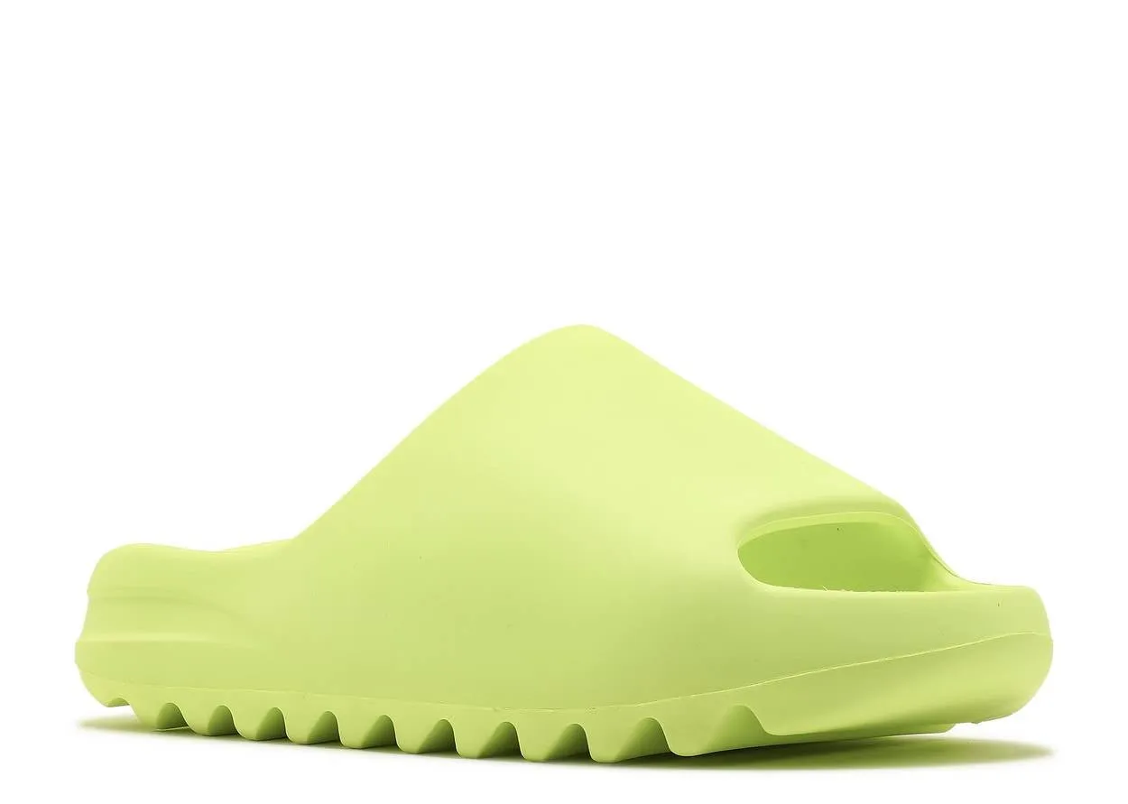 Adidas Yeezy Slide Glow Green Cat Stroll Long Step