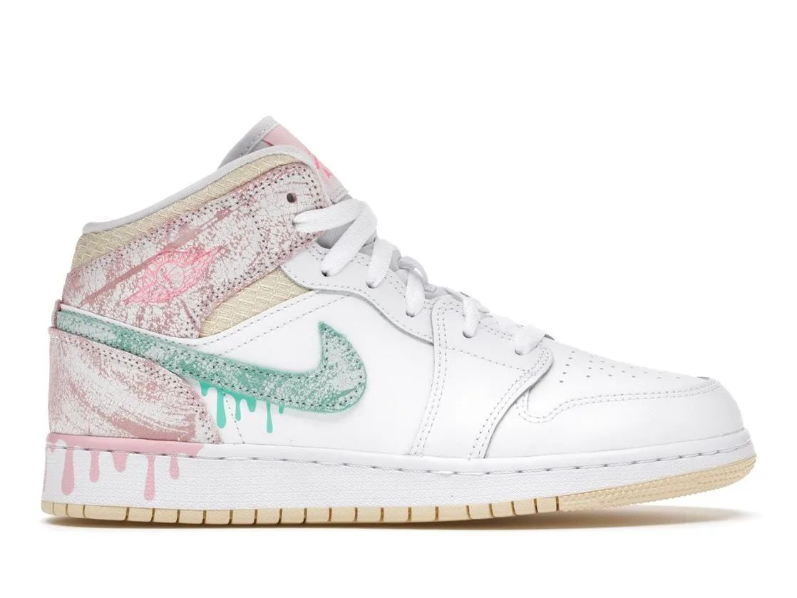 Bold Look JORDAN 1 MID PAINT DRIP (GS)