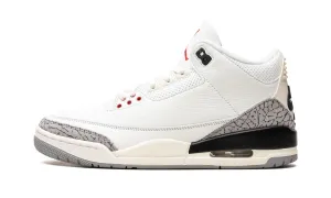 Air Jordan 3 White Cement Reimagined Textured Surface Stay Light