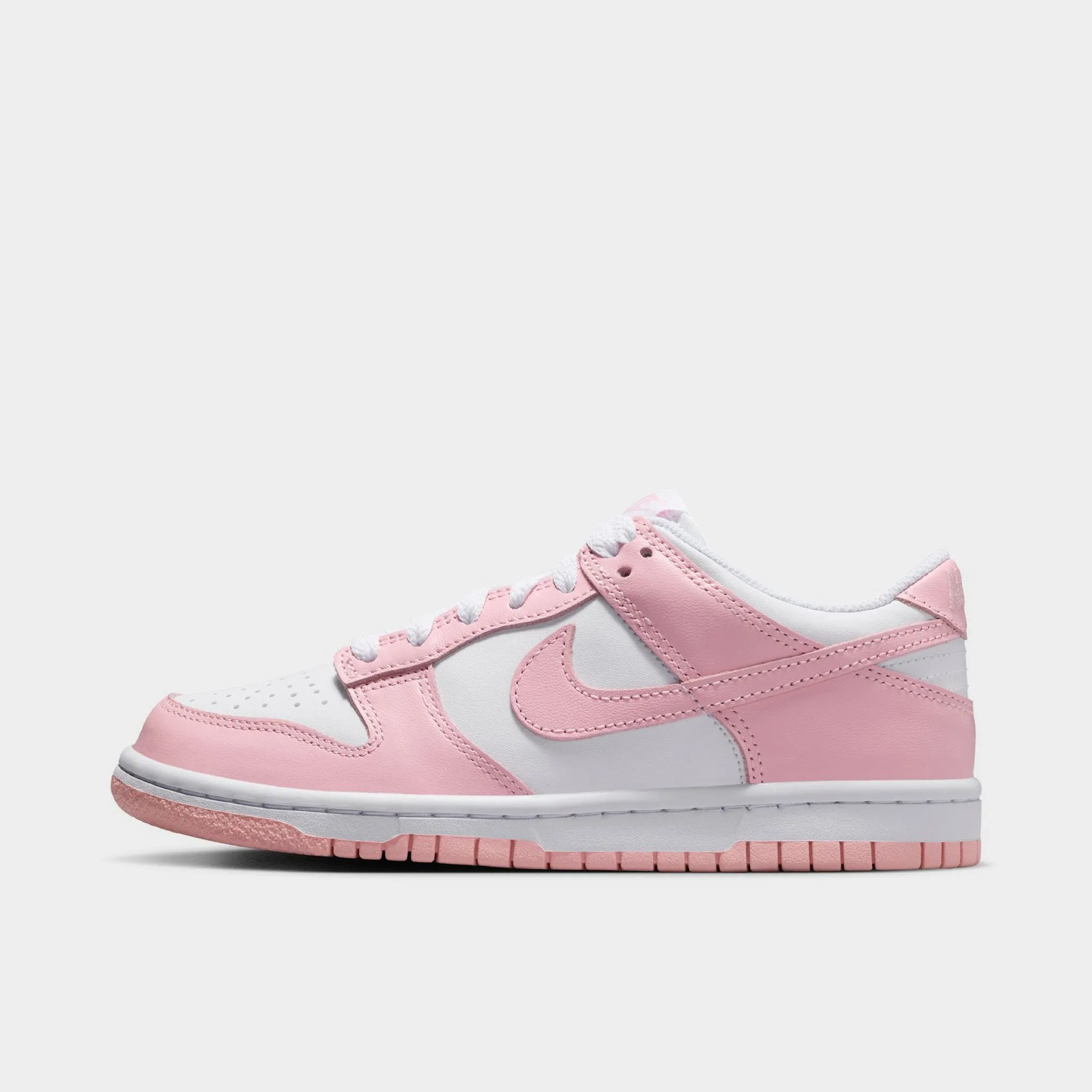 High-Performance Fit Fashion Accent Nike Dunk Low GS White / Medium Soft Pink - White
