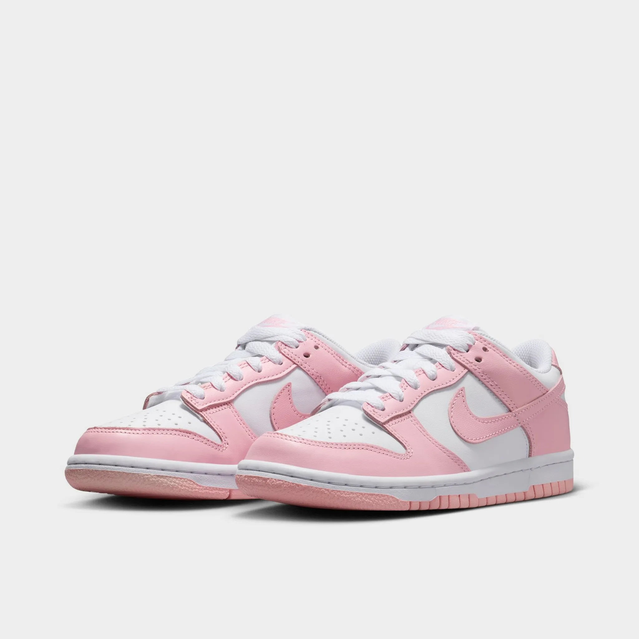 Nike Dunk Low GS White / Medium Soft Pink - White Anti Friction