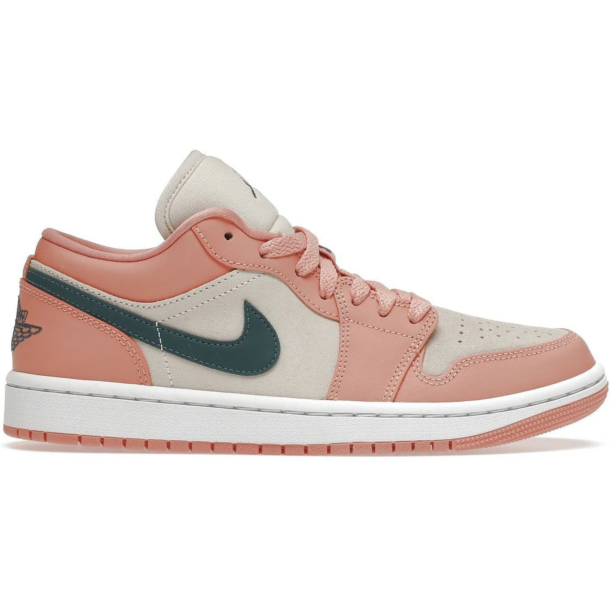 Barefoot feel Jordan 1 Low Light Madder Root (Women's)