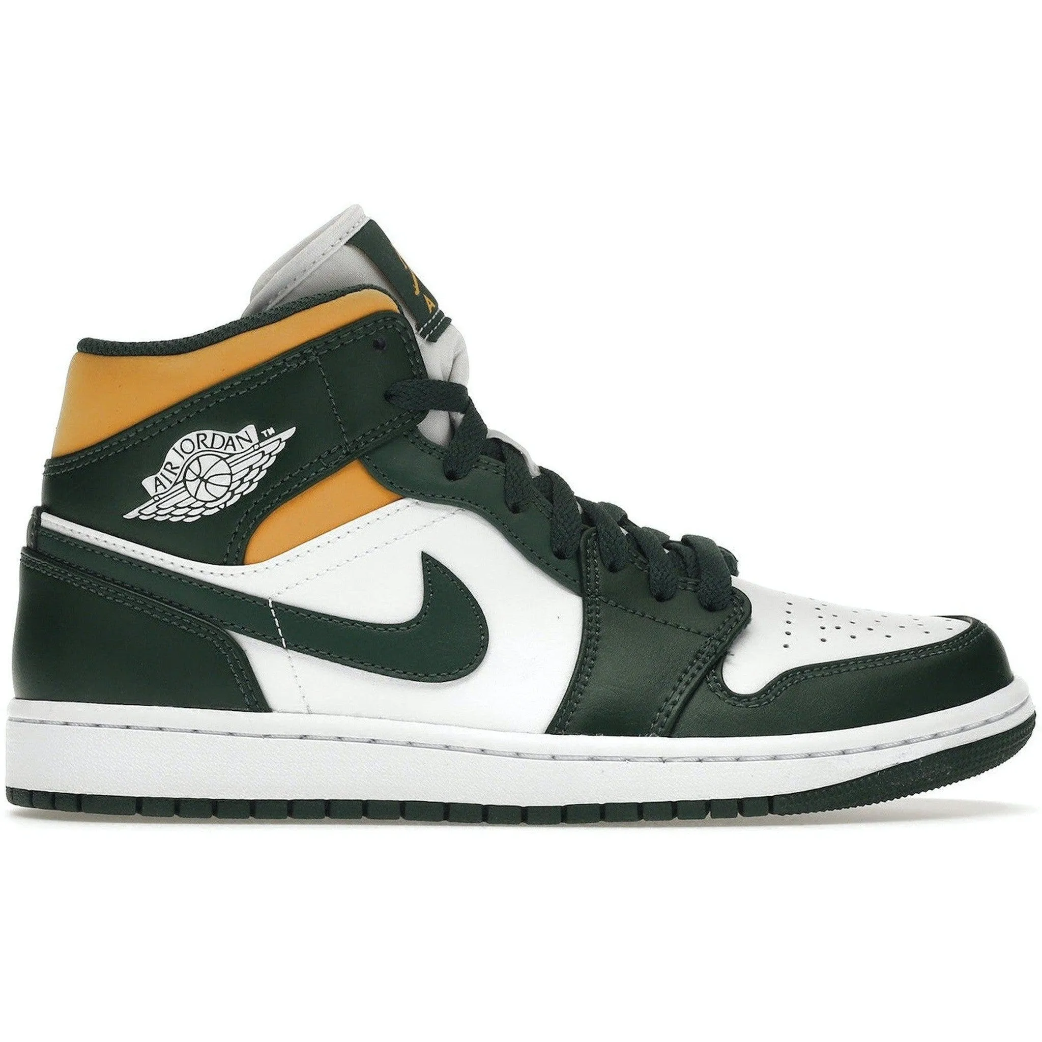 Jordan 1 Mid Sonics (2021) Soft Material Comfortable Shoes