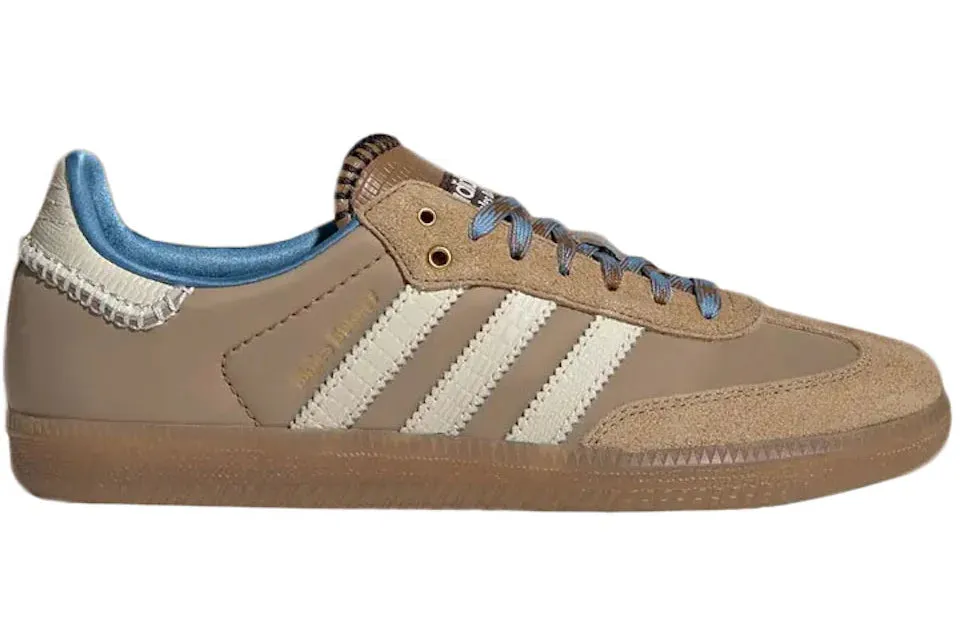 Platform Style ADIDAS SAMBA NYLON WALES BONNER DESERT WHITE
