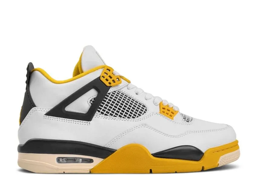Air Jordan 4 Retro Vivid Sulfur Versatile Style Soft Move
