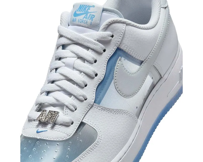 hook and loop closure Stretch Step Nike Air Force 1 Retro "Invisible Woman"
