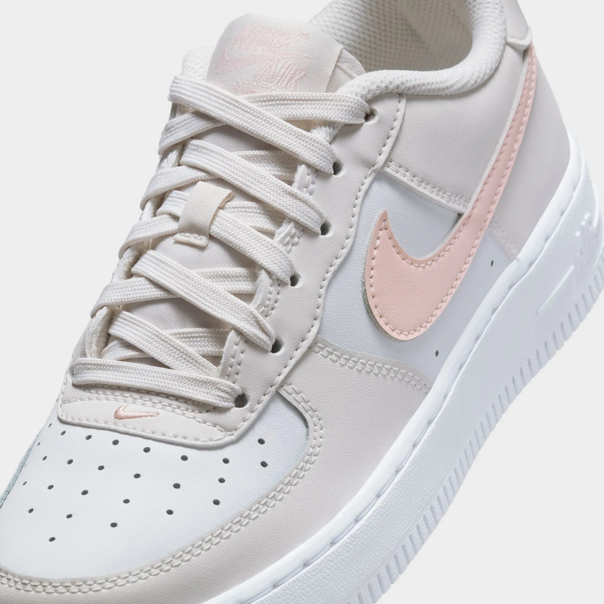 Comfort Padding Padded collar Nike Air Force 1 GS Phantom / Echo Pink - Summit White