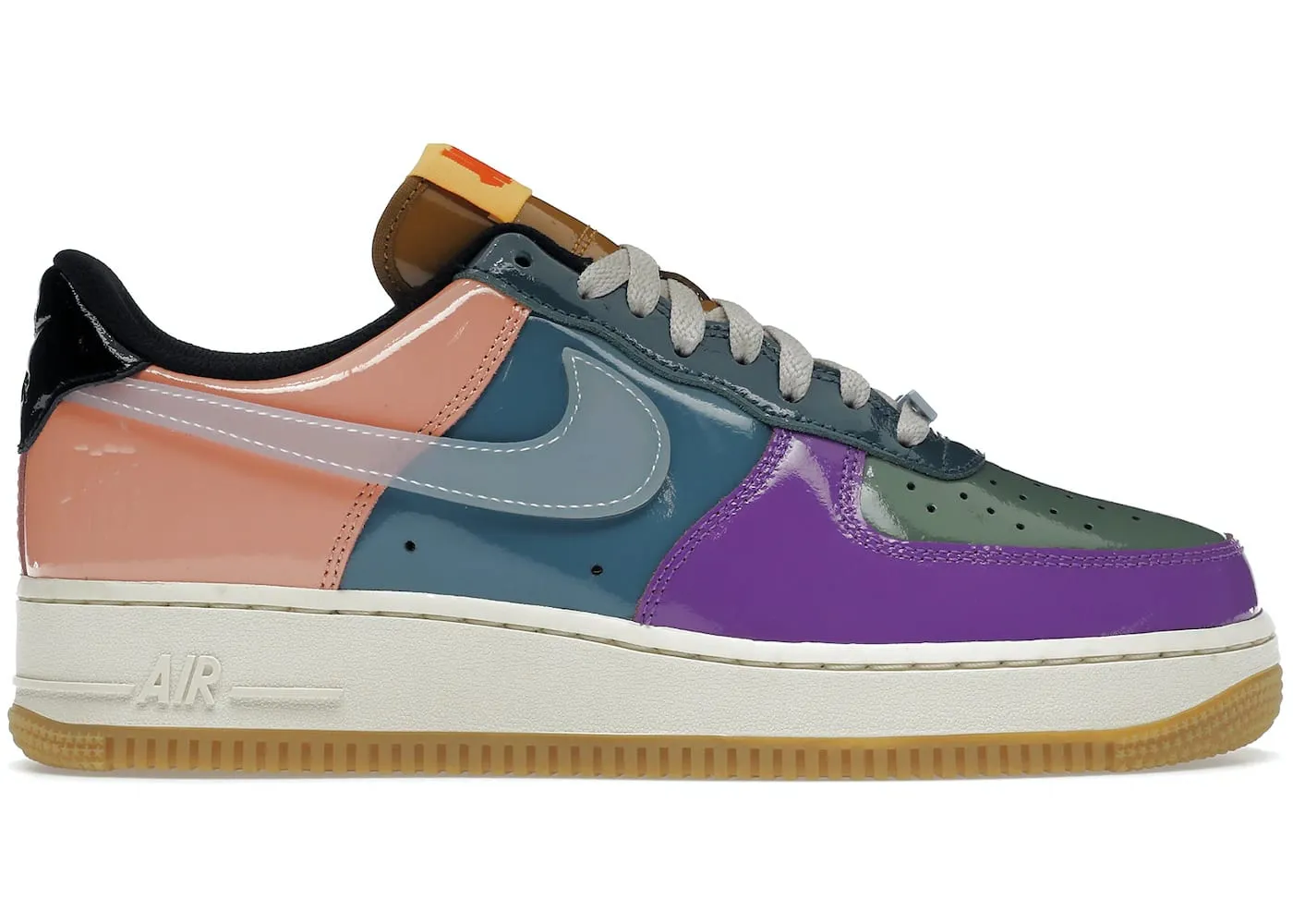 Nike Air Force 1 Low SP Undefeated Multi-Patent Wild Berry Lean Build