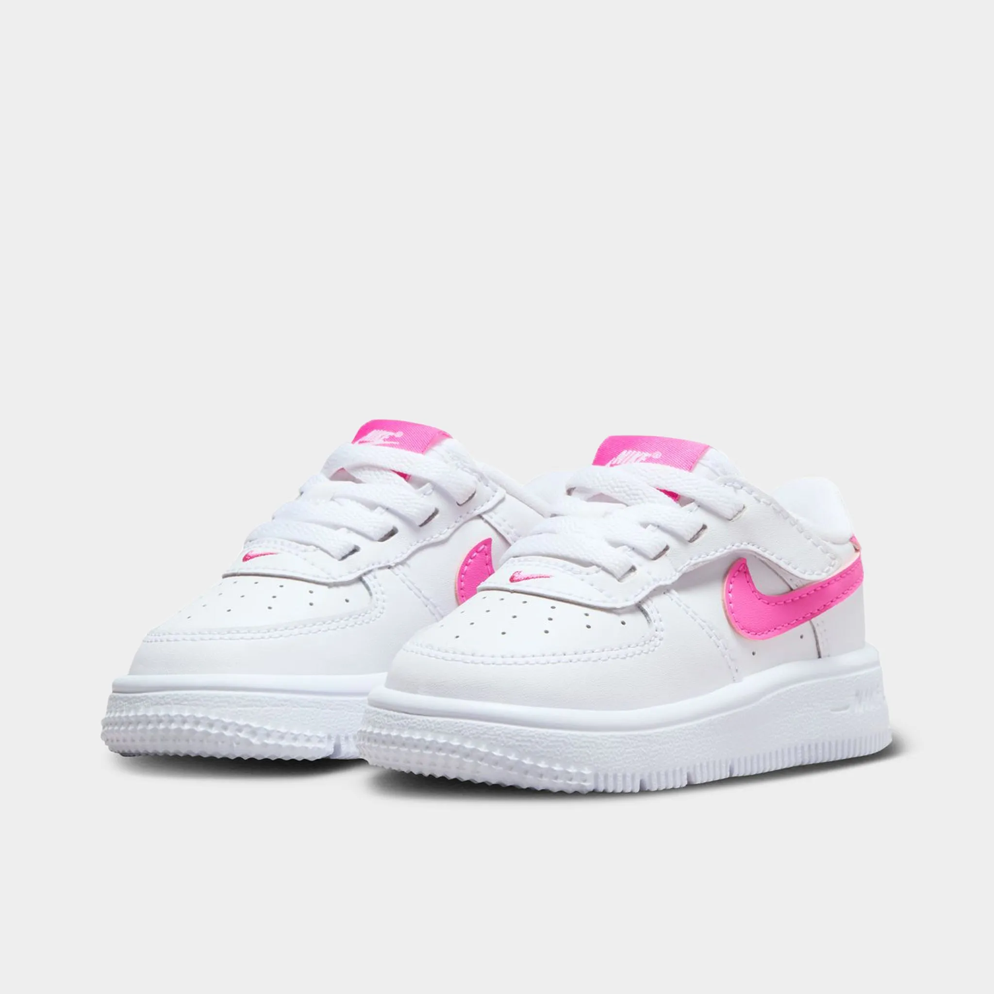 Nike Air Force 1 Low Easyon TD White / Laser Fuchsia Comfortable Upper Street Ease