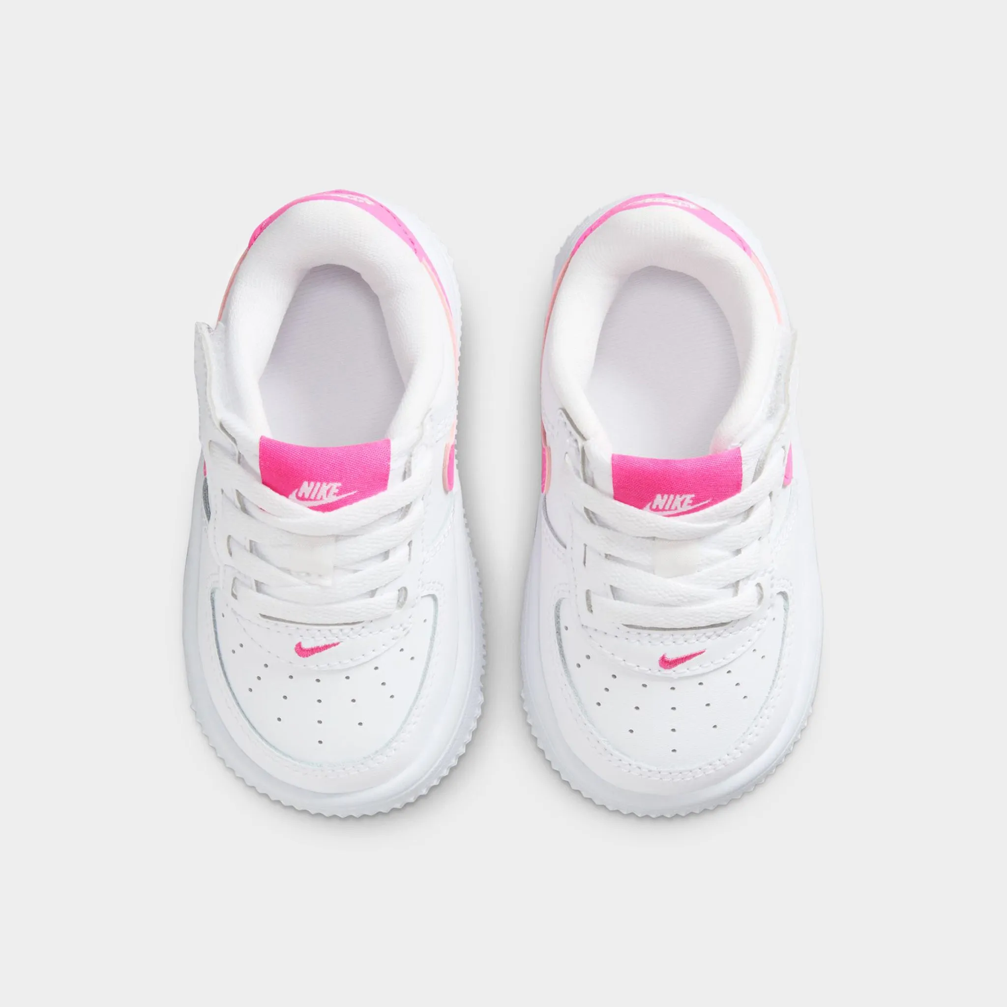 Roomie Fit Nike Air Force 1 Low Easyon TD White / Laser Fuchsia