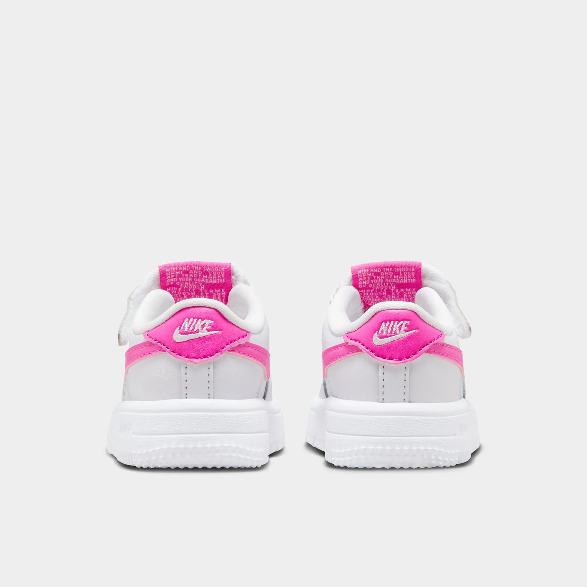 Nike Air Force 1 Low Easyon TD White / Laser Fuchsia Sporty Style Cruise Wear