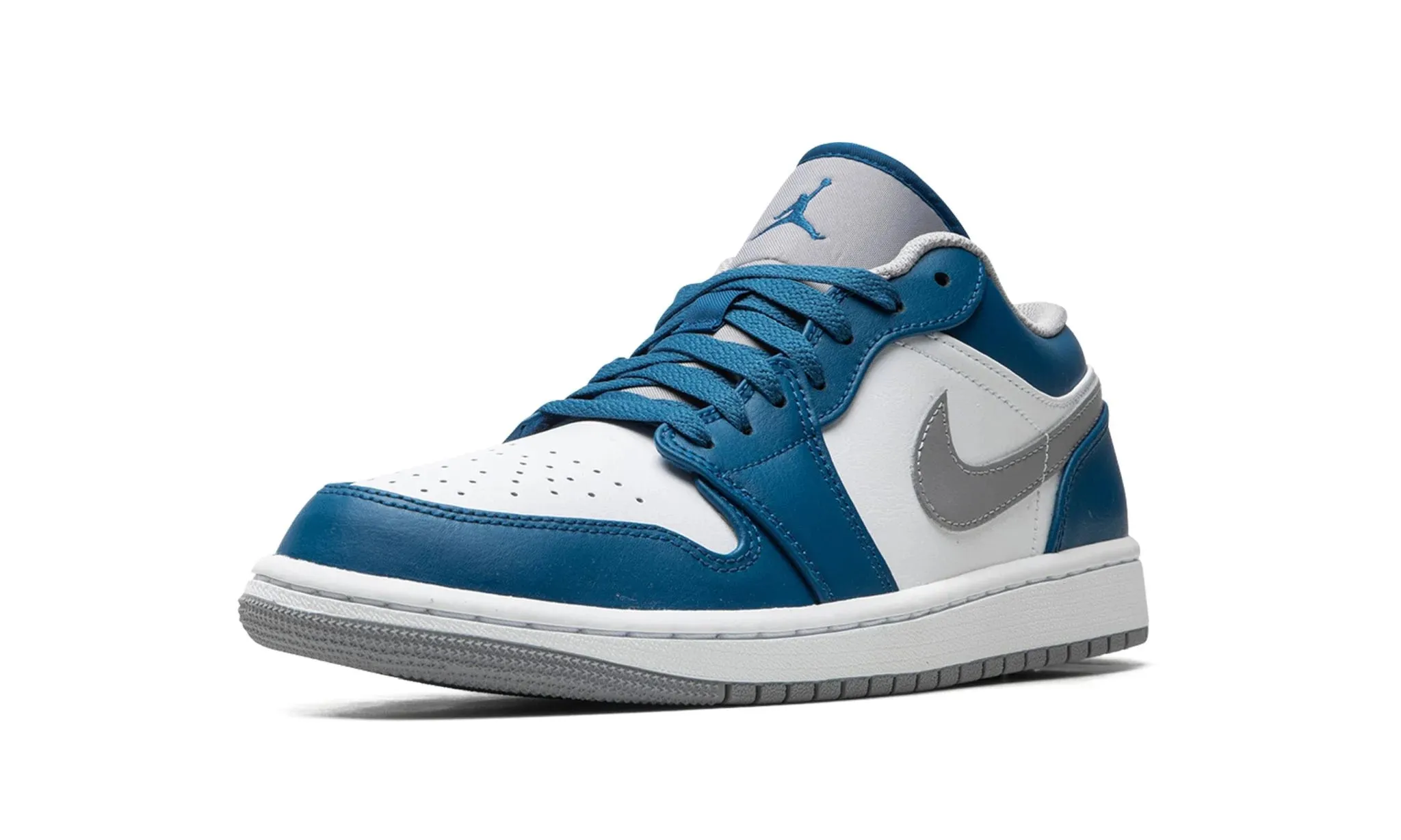 Air Jordan 1 Low True Blue Snow Warm Comfort Midsole